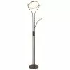VIDAXL Lampadaire 18 W Argente 180 Cm Variable