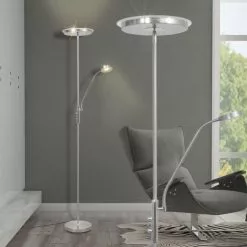 VIDAXL Lampadaire A LED A Eclairage Reglable 23 W