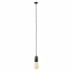 The Home Deco Factory Suspension Ampoule Indus - H. 100 Cm - Noir