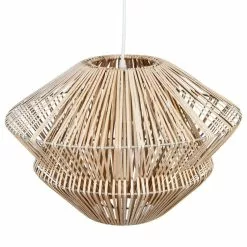 ATMOSPHERA Suspension En Rotin évasée Jane - Diam. 45 Cm