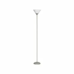 CENTRALE BRICO Lampadaire Droit, Essentiel Métal Graphite Basic