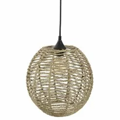 ATMOSPHERA Suspension Luminaire Boule En Rotin Jada - Diam. 33 Cm