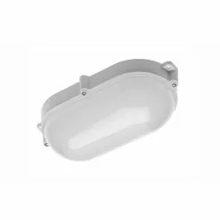 CENTRALE BRICO Plafonnier Ovale LUXIA - 21 X 12 Cm - 700 Lumens - IP 65