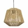ATMOSPHERA Suspension Luminaire Effet Corde Ethnik - H. 90 Cm - Beige