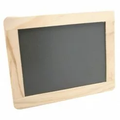 Graine Créative Ardoise 21,5 X 17 Cm - Bordure Bois