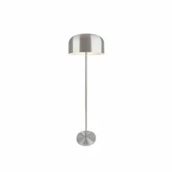 Leitmotiv Lampadaire En Métal Capa - Hauteur 150 Cm - Argent