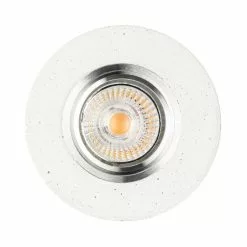 Paris Prix Spot Encastrable Rond LED Béton 10cm Blanc