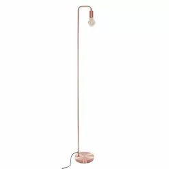 ATMOSPHERA Lampadaire En Métal Design Keli - H. 150 Cm - Marron Cuivré