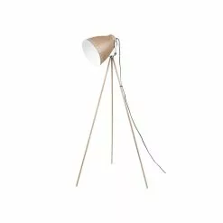 Leitmotiv Lampadaire Design Trepied Mingle - H. 145 Cm - Beige