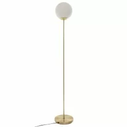 ATMOSPHERA Lampadaire Design Boule Dris - H. 134 Cm - Doré