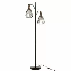Paris Prix Lampadaire Sur Pied Ignes 161cm Noir