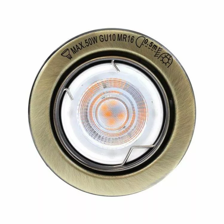 Paris Prix Spot Rond Design à LED Encastré 9cm Or