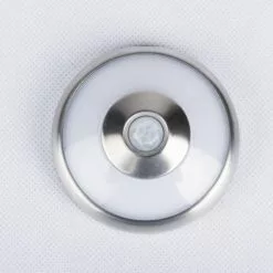 Paris Prix Spot LED Pour Meuble Lili 7cm Argent & Blanc