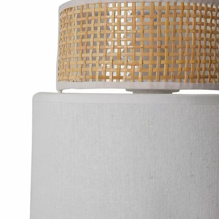 No Name Applique Incurvée Rotin Tissu Blanc – Image 2
