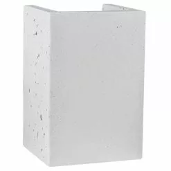 Paris Prix Applique Murale En Béton Block 15cm Blanc
