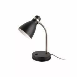 Leitmotiv Lampe De Bureau New Study Effet Mat - Noir