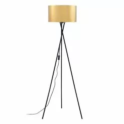 Paris Prix Lampadaire Trépied Design Lewistown II 140cm Noir