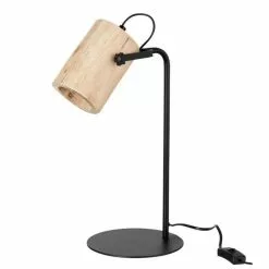 Paris Prix Lampe De Bureau En Bois Silas 43cm Naturel