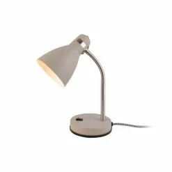 Leitmotiv Lampe De Bureau New Study Effet Mat - Gris