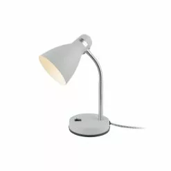 Leitmotiv Lampe De Bureau New Study Effet Mat - Blanc