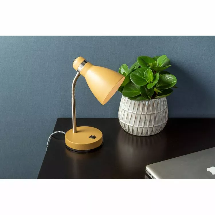 Leitmotiv Lampe De Bureau New Study Effet Mat - Jaune Moutarde – Image 4