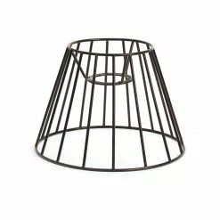Graine Créative Abat-jour Cône Noir 15 X 12 Cm