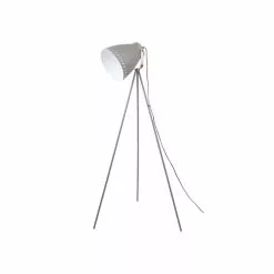 Leitmotiv Lampadaire Design Trepied Mingle - H. 145 Cm - Gris