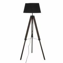 ATMOSPHERA Lampadaire Trépied Yoen Noir H145