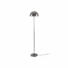 Leitmotiv Lampadaire En Métal Bonnet - Hauteur 150 Cm - Gris Foncé