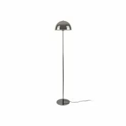 Leitmotiv Lampadaire En Métal Bonnet - Hauteur 150 Cm - Gris Foncé