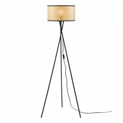Paris Prix Lampadaire Trépied Design Livingston 140cm Noir