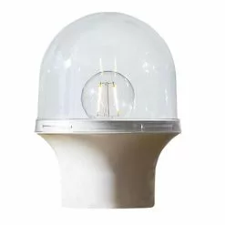 Lumisky Lampe à Poser Sans Fil LED LITTLE DANDY Blanc Plastique H21CM