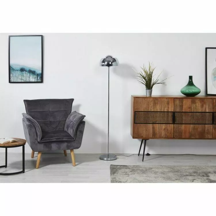 Paris Prix Lampadaire Design Opheim 150cm Argent – Image 2