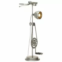 VIDAXL Lampadaire En Forme De Velo Fer