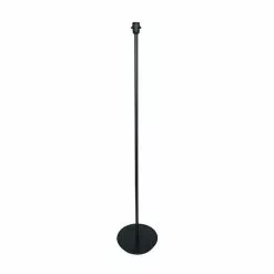 Lumisky Pied De Lampadaire Int ROBERTO BLACK Noir Métal H145CM