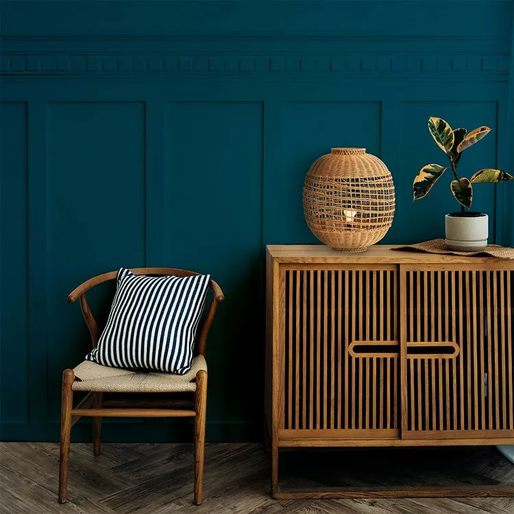 Lumisky Lampe De Table Intérieur ESMA Beige Rotin H42CM – Image 2