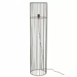 Paris Prix Lampadaire Sur Pied En Métal Cylindre 59cm Noir