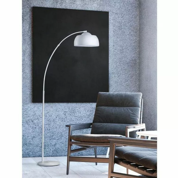 Paris Prix Lampadaire Arc Design Malta 170cm Blanc – Image 6