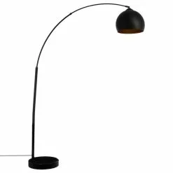 ATMOSPHERA Lampadaire En Métal Contempo Chic - H. 175 Cm - Noir