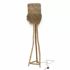 Paris Prix Lampadaire Sur Pied En Teck Rafi 180cm Naturel